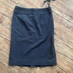 Navy Blue Nine West Size 2 Petite Pencil Skirt